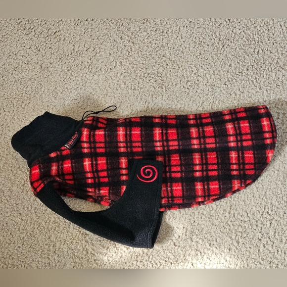 Dog Comfort Coat Dog Jacket Winter Ultra Paws Red Plaid Tartan Water Resistant - Picture 1 of 8
